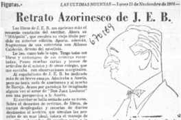 Retrato azorinesco de J. E. B.