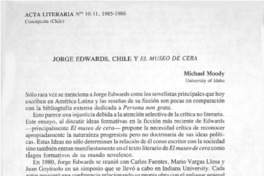 Jorge Edwards, Chile y el Museo de cera.