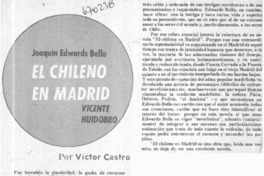El chileno en Madrid