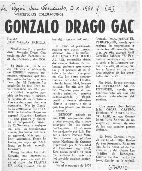 Gonzalo Drago Gac