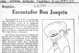 Encantador Don Joaquín