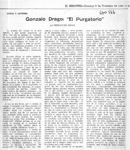 Gonzalo Drago: "El purgatorio"