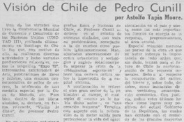 Visión de Chile de Pedro Cunill