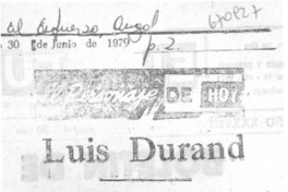 Luis Durand.