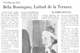 Delia Domínguez, latitud de la ternura