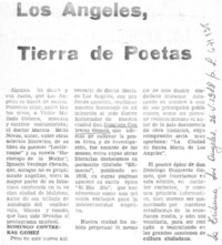 Los Ángeles, tierra de poetas.