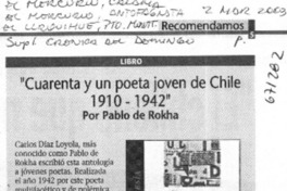 Cuarenta y un poeta joven de Chile 1910-1942