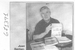 Juan Santander lanza nuevo libro.