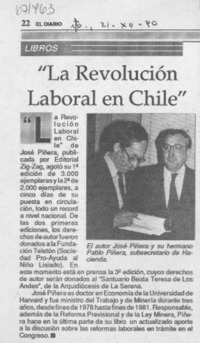 "La Revolución laboral en Chile".