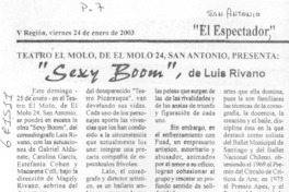 Sexy boom", de Luis Rivano.