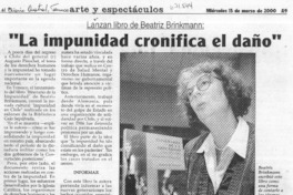 "La impunidad cronifica el daño".