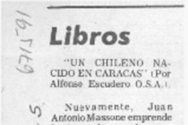 "Un Chileno nacido en Caracas"