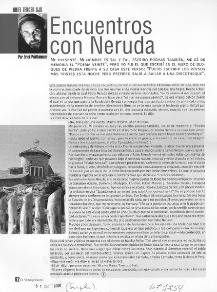 Encuentros con Neruda