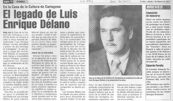 El legado de Luis Enrique Délano.