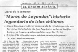 "Mares de leyendas", historia legendaria de islas chilenas.