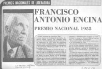 Francisco Antonio Encina, Premio Nacional 1955.