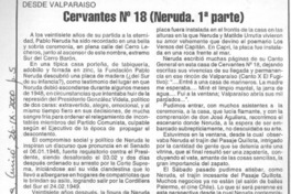 Cervantes no. 18 (Neruda, 1a parte)