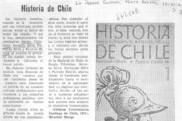 Historia de Chile [artículo].