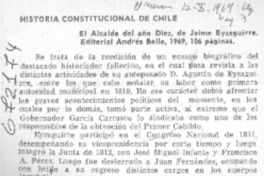 Historia constitucional de Chile.
