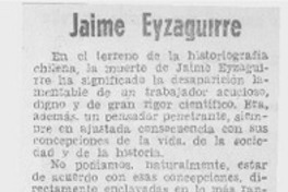 Jaime Eyzaguirre.