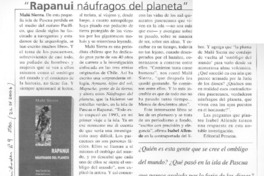 "Rapanui náufragos del planeta"