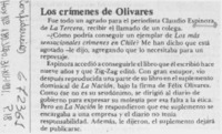Los Crímenes de Olivares.