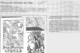 Fisonomía histórica de Chile.