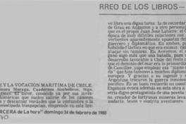 Latorre y la vocación marítima de Chile.