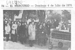 Sepultados restos del periodista Leonardo Espinoza.