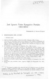 José Ignacio Víctor Eyzaguirre Portales