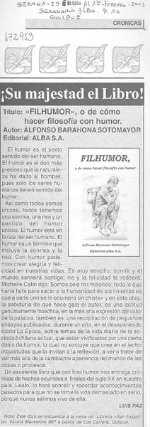 "Filhumor"