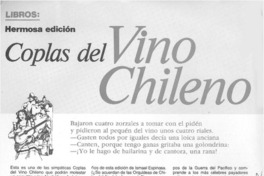Coplas del vino chileno