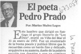 El poeta Pedro Prado
