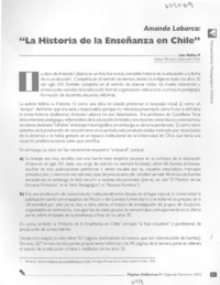 La historia de la enseñanza en Chile