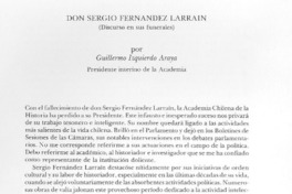 Don Sergio Fernández Larraín