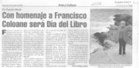 Con homenaje a Francisco Coloane será día del libro