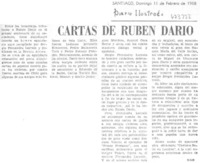 Cartas de Rubén Dario