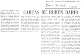 Cartas de Rubén Dario