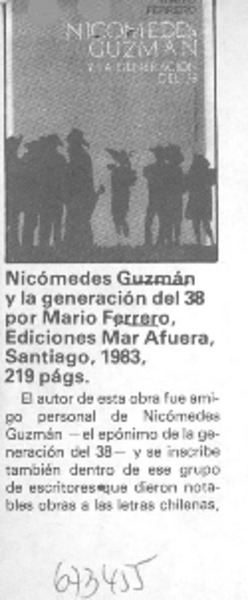 Nicómedes Guzmán y la generación del 38.