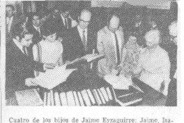 Inaugurado archivo "Jaime Eyzaguirre"