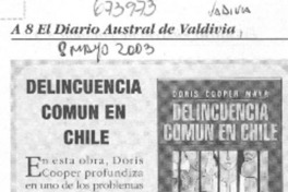 Delincuencia común en Chile.