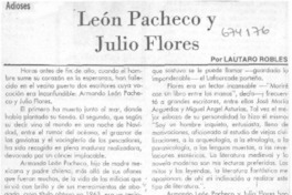 León Pacheco y Julio Flores