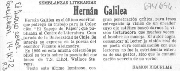 Hernán Galilea