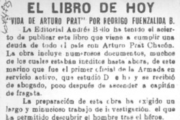 Vida de Arturo Prat".
