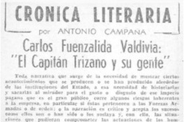 Carlos Fuenzalida Valdivia, "El capitán Trizano y su gente"