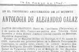 Antología de Alejandro Galaz