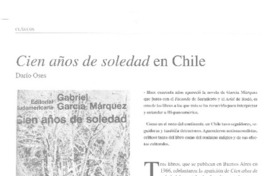 Cien años de soledad en Chile