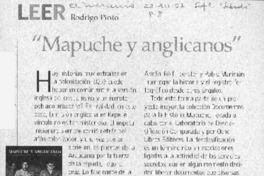 Mapuche y anglicanos
