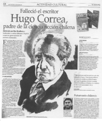 falleció el escritor Hugo Correa, padre de la ciencia ficción chilena