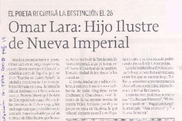 Omar Lara: Hijo Ilustre de Nueva Imperial